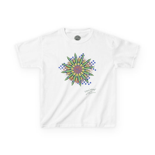 Crayon Mandala Graphic T-Shirt - Brush&Pen® Collection - Kids' Tee