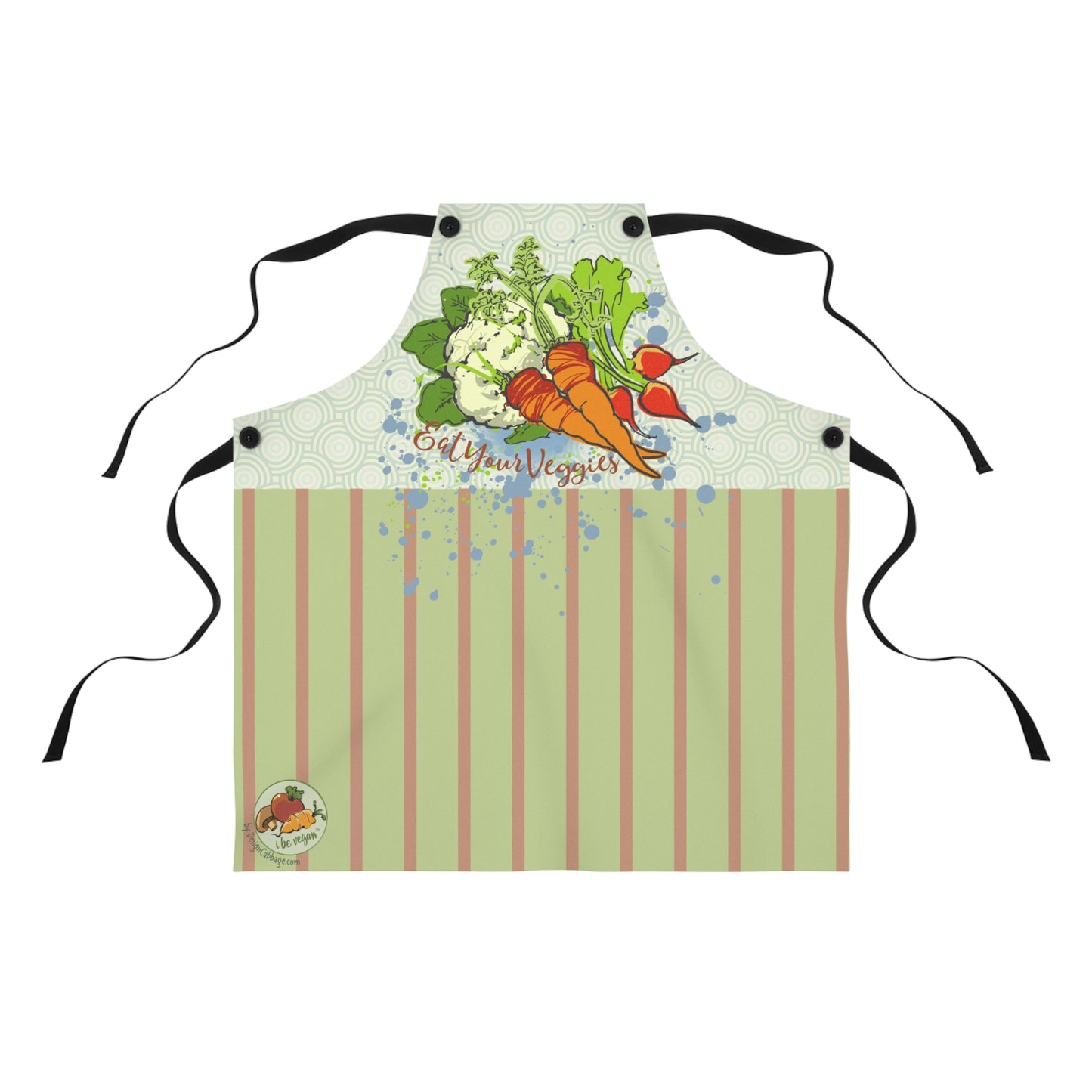 Vegetable Garden Graphic Apron - I Be Vegan® Collection