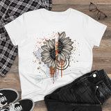Bloody Broken Funny Halloween Sunflower Daisy Graphic T-Shirt - MoonSong® Collection - Women's Tee