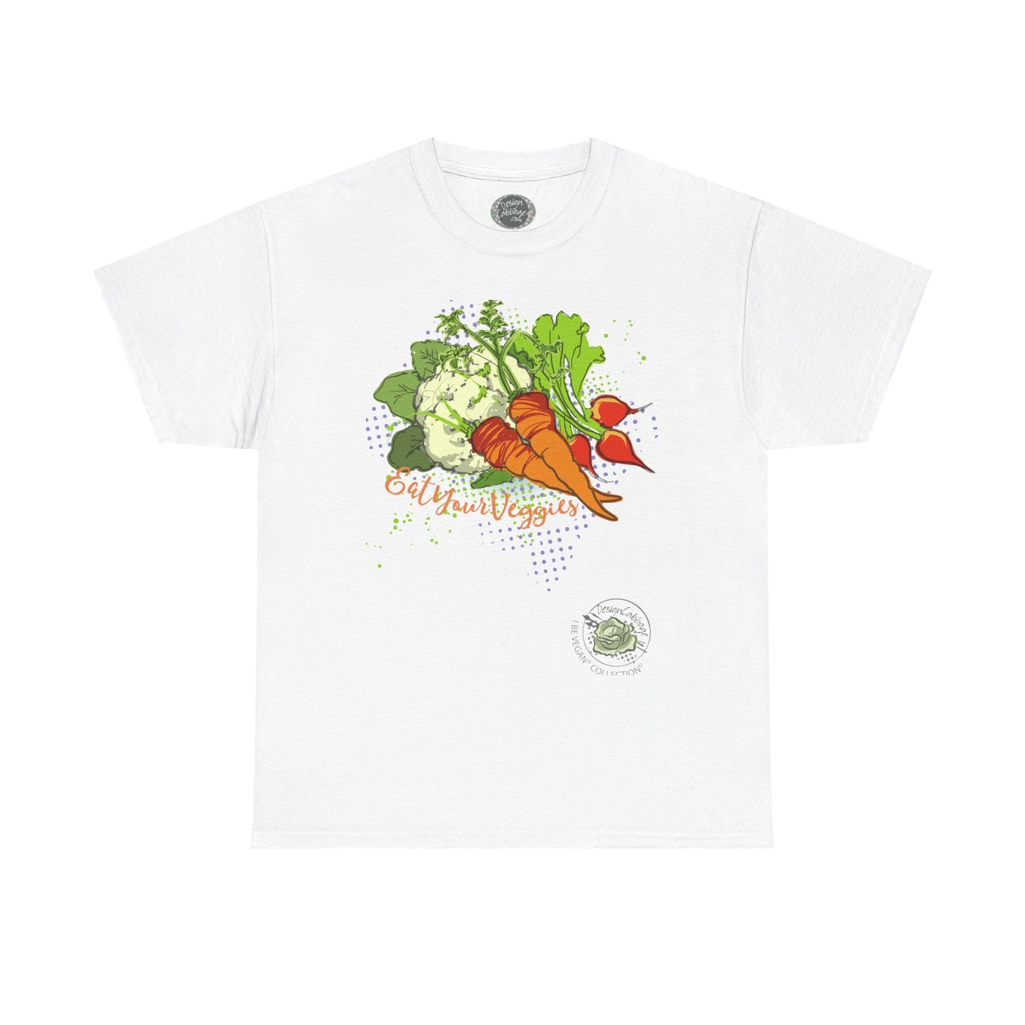 Vegetable Garden Graphic T-Shirt - I Be Vegan® Collection- Unisex-Fit Tee