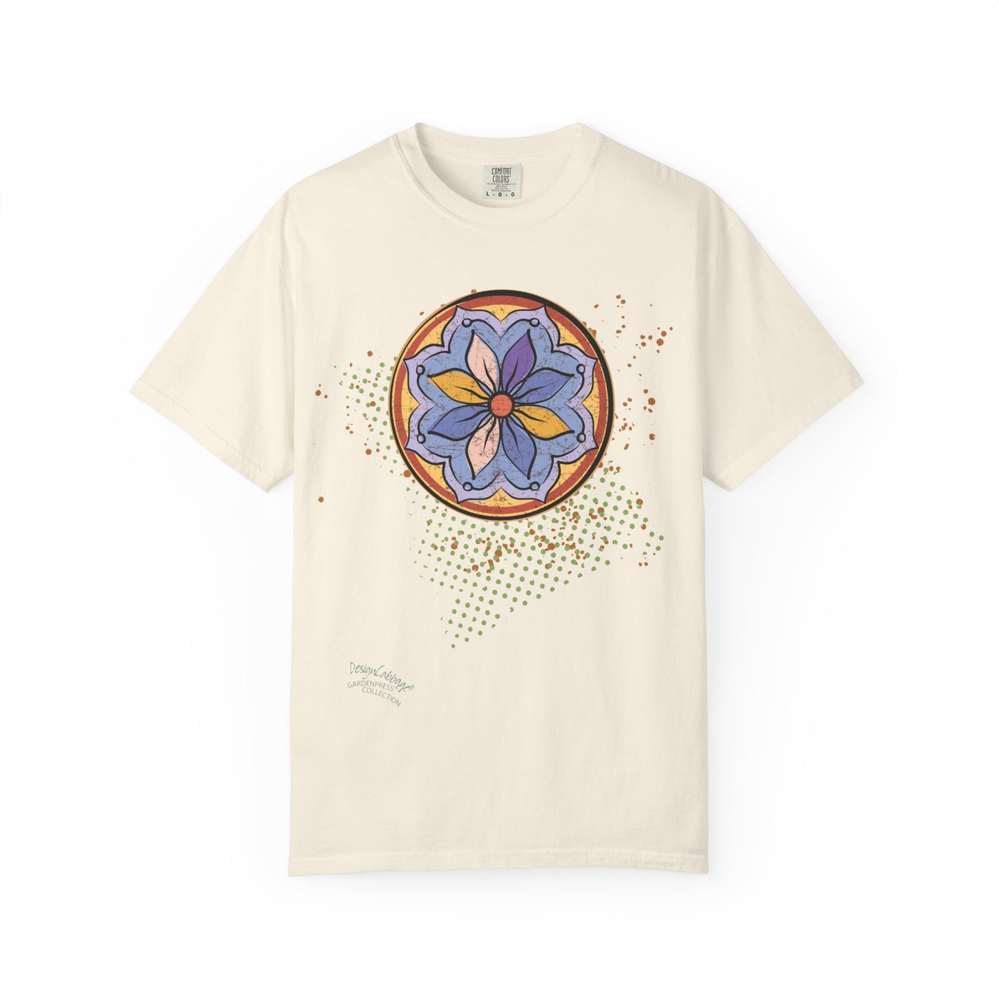 Mandala Flower T-Shirt — Boho Floral Graphic Tee