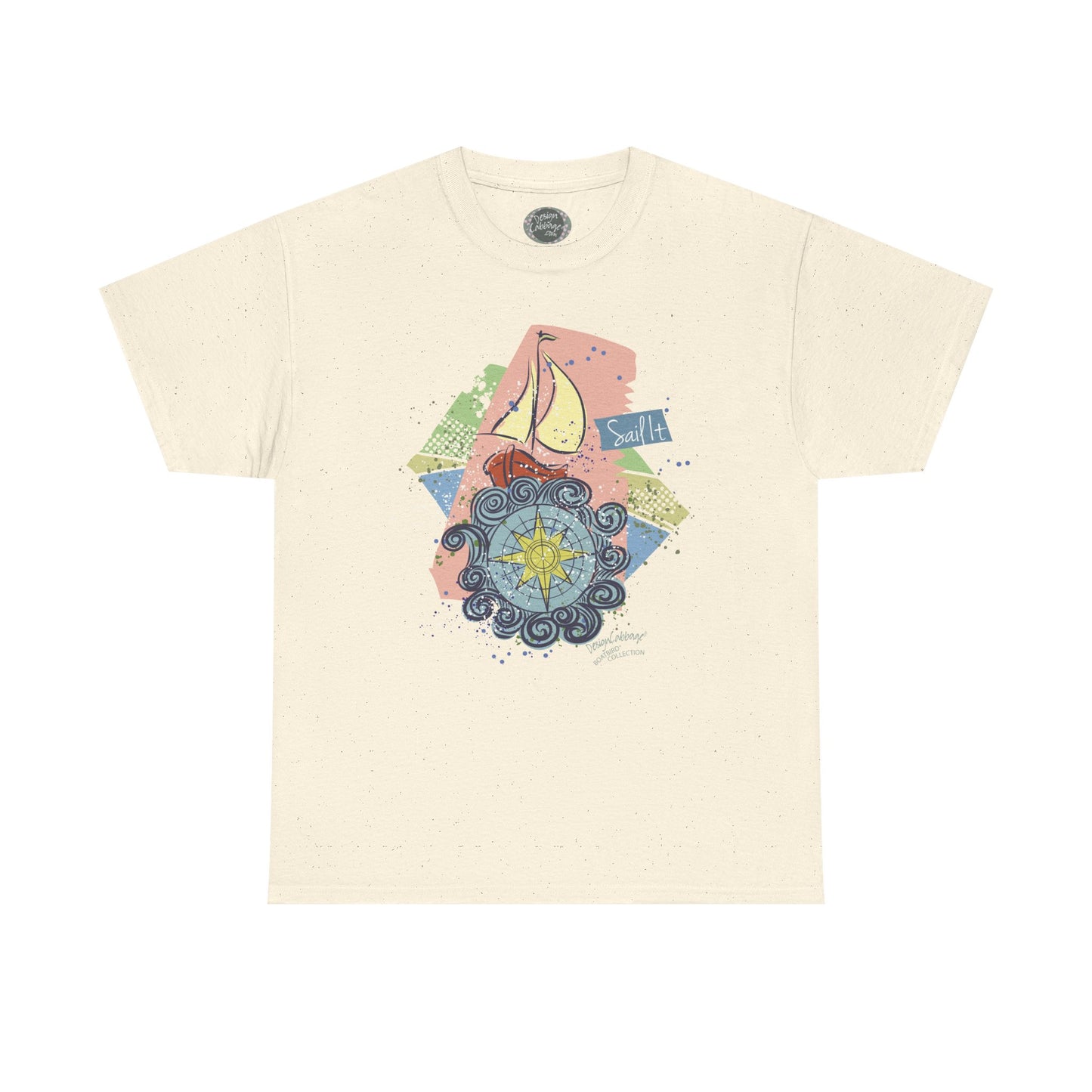 Sailboat Graphic T-Shirt - BoatBird® Collection - Unisex-Fit Tee