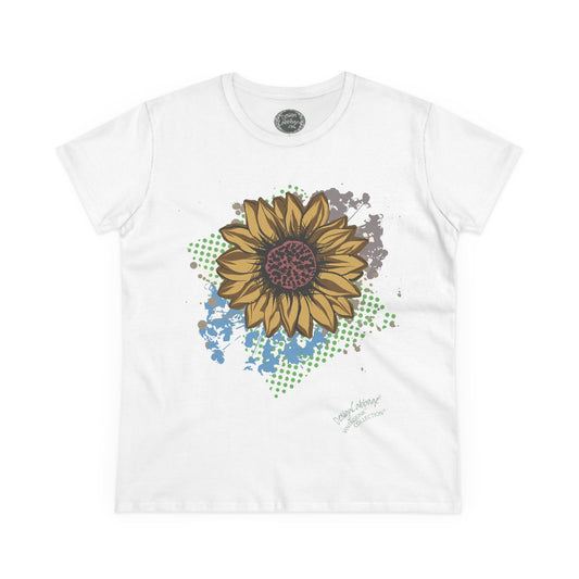 Sunflower Garden Graphic T-Shirt - VintageInk® Collection - Women's Tee