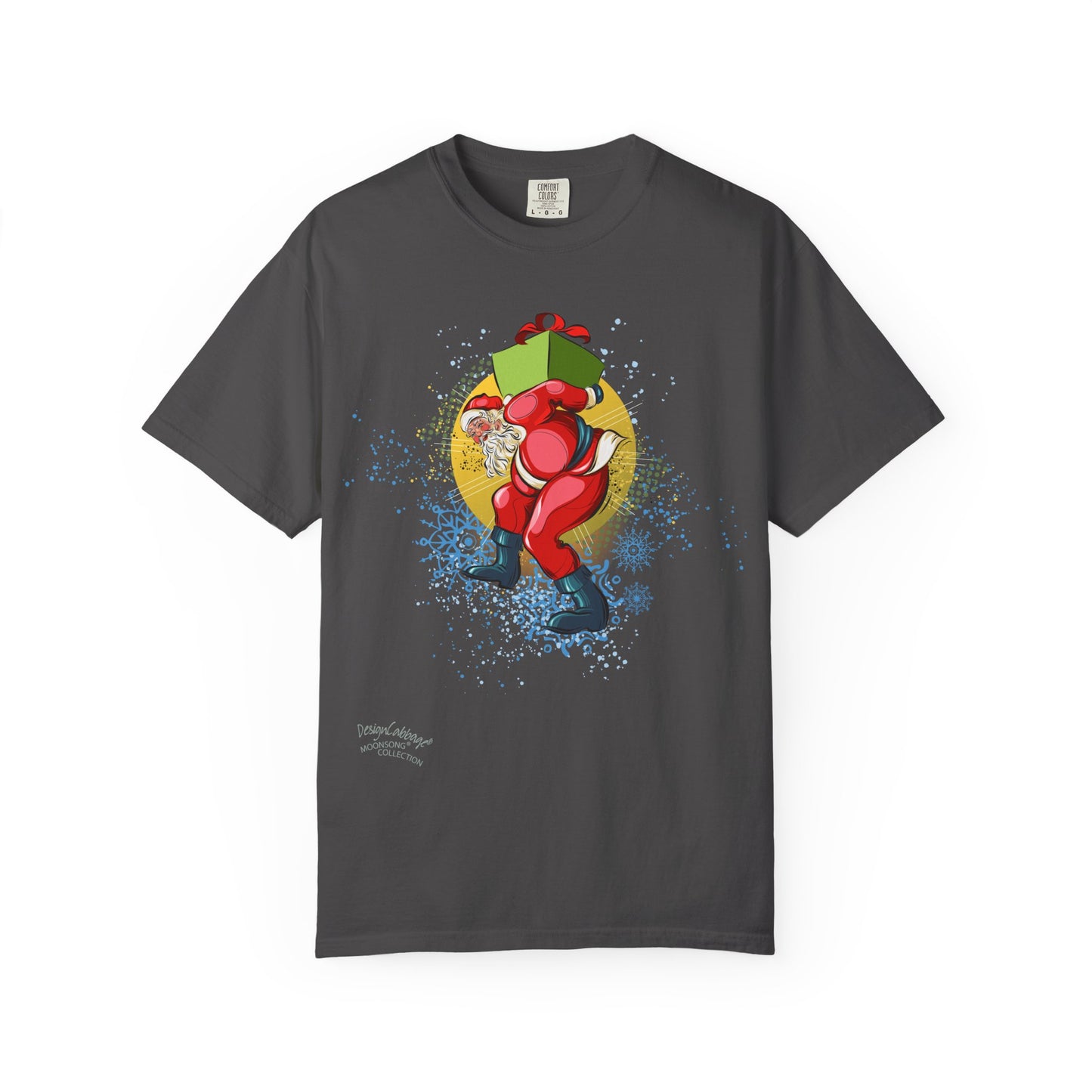 Holiday Polar Bear Gift-Carrier T-Shirt — Festive Winter Graphic Tee