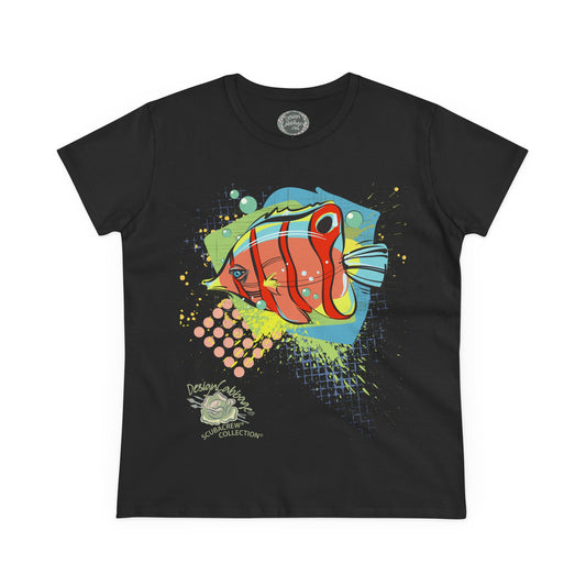 Tropical Fish Ocean Graphic T-Shirt - ScubaCrew® Collection - Women's Tee