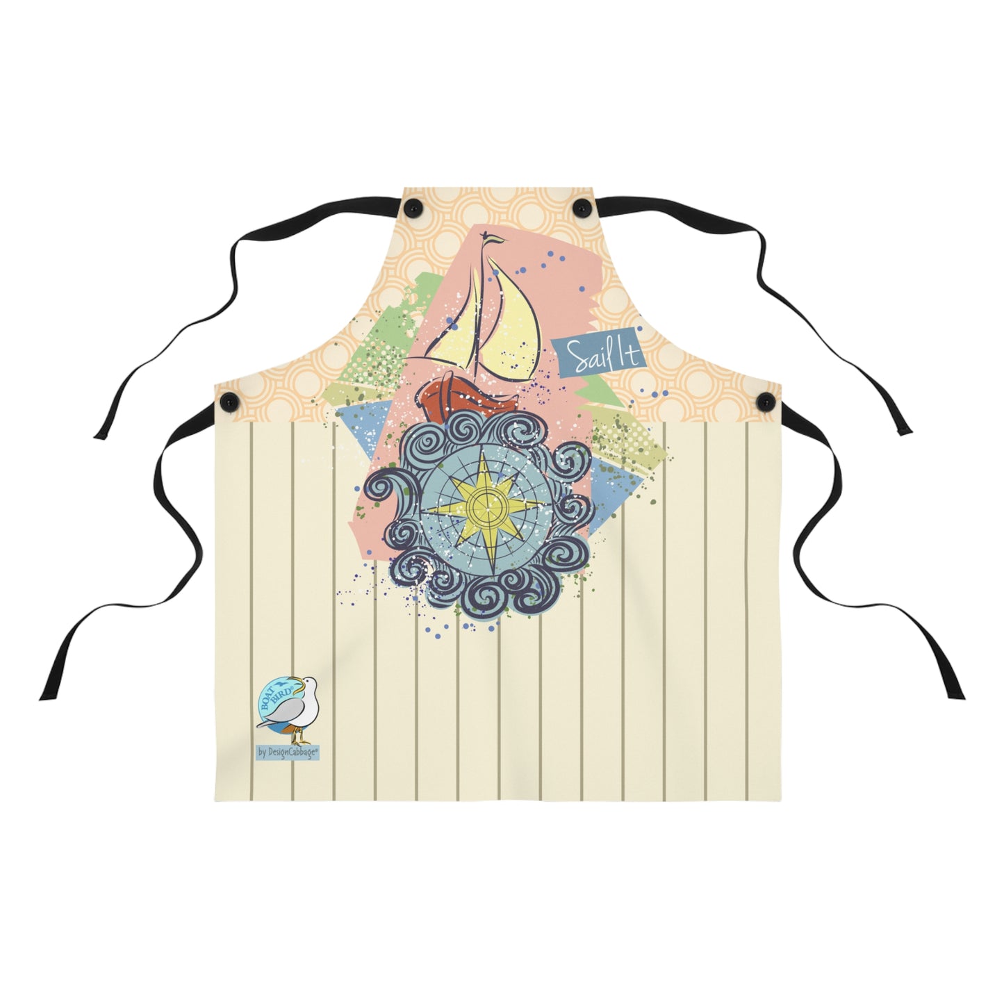 Sailboat Graphic Apron - BoatBird® Collection
