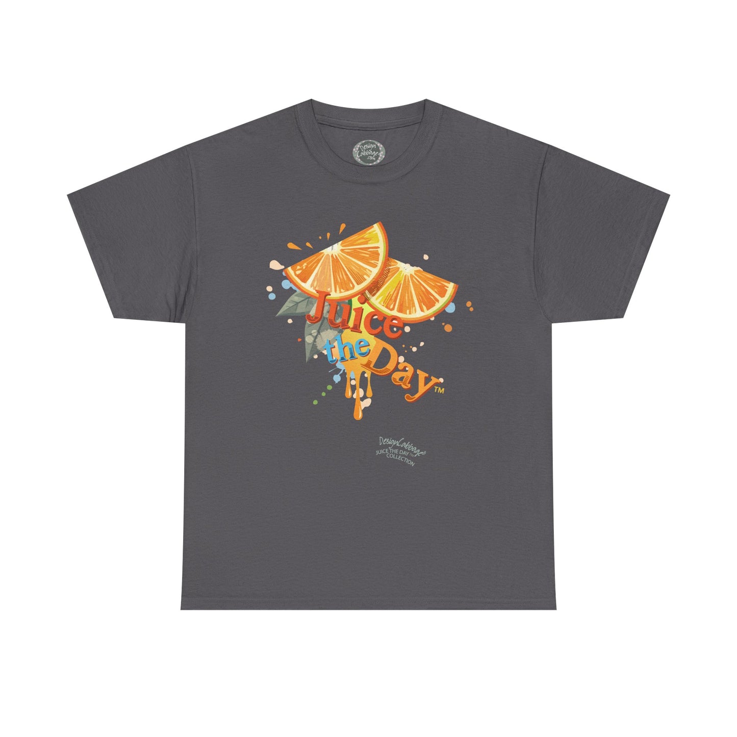 Juice The Day™ Tee – Retro Orange Slice Graphic T-Shirt
