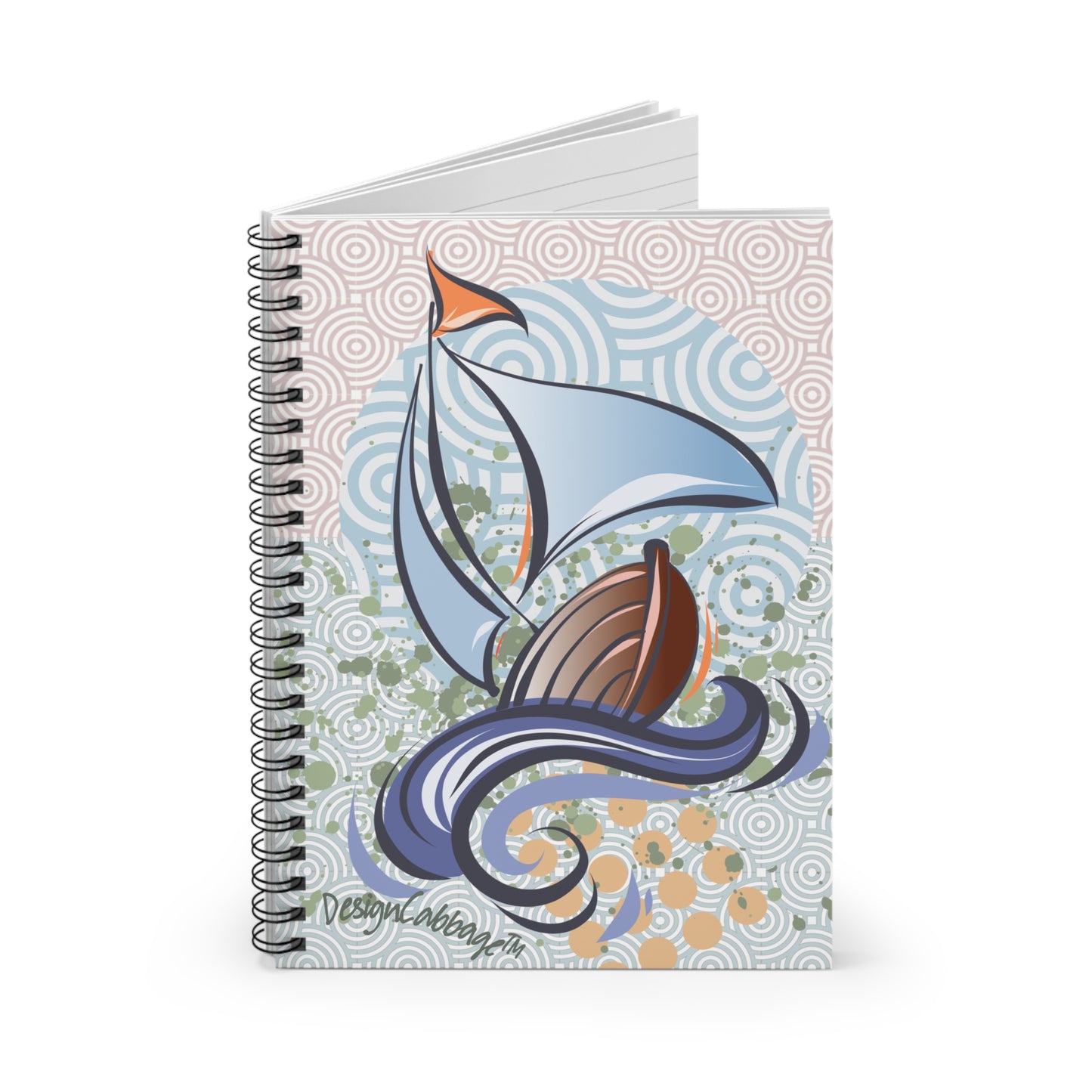 Sailboat Nautical Graphic Notebook Journal - BoatBird™ Collection
