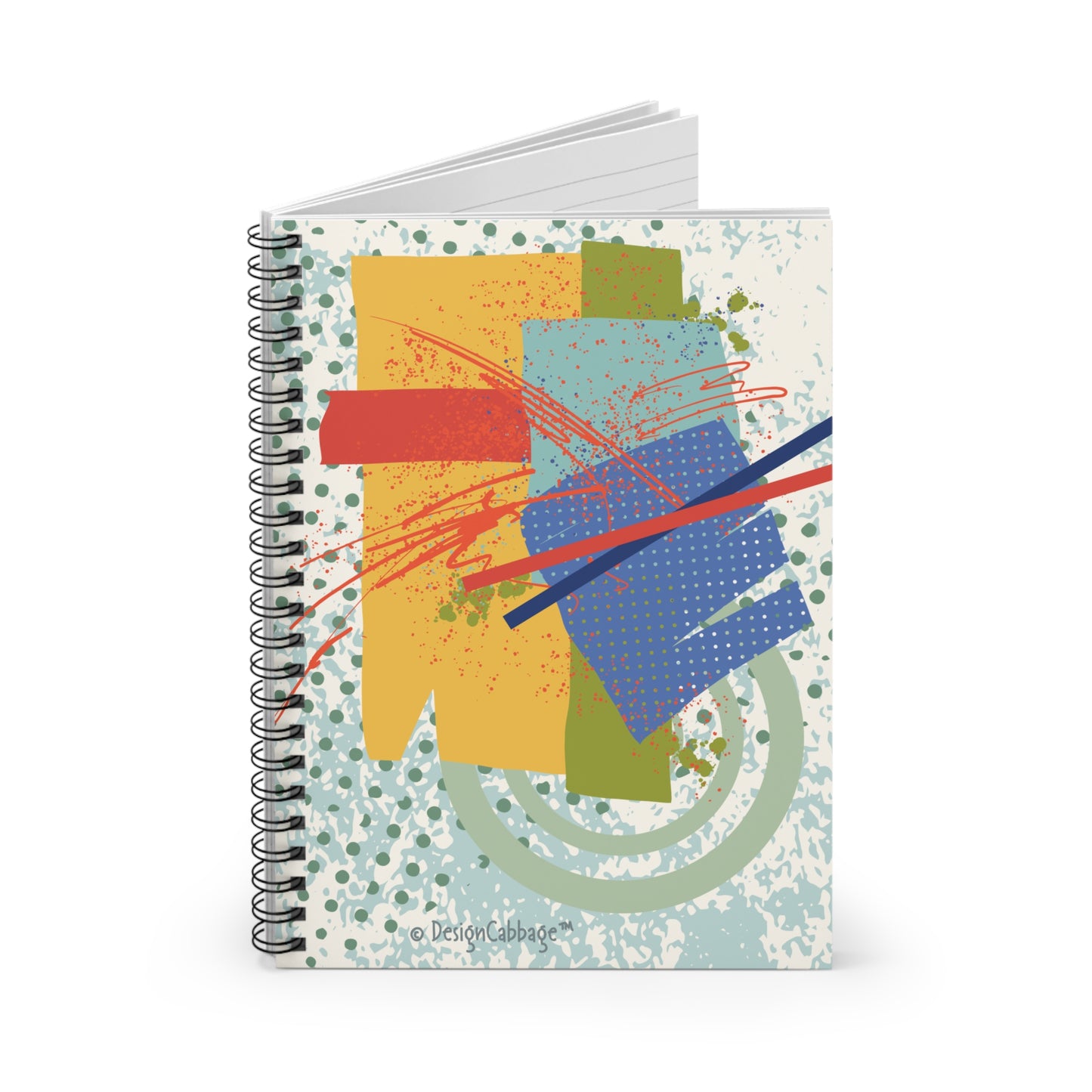 Colorful Abstract Art Graphic Notebook - Brush&Pen™ Collection