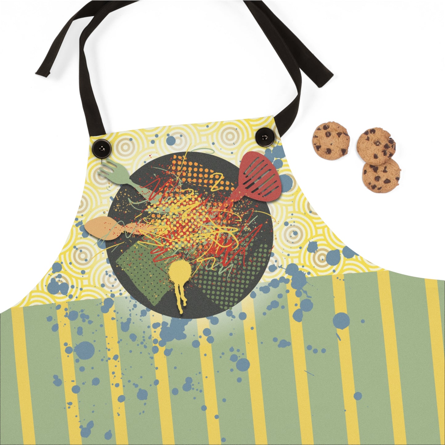 Kitchen Chaos Graphic Apron - I Be Vegan® Collection