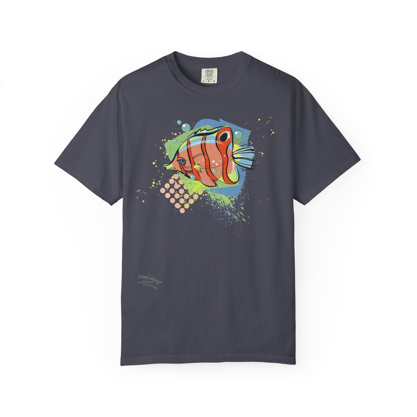 Tropical Angelfish Graphic Tee — Colorful Reef Art T-Shirt