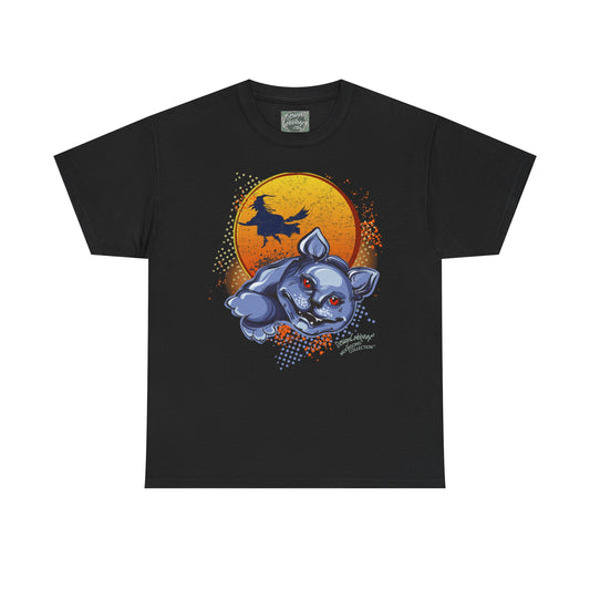Halloween Sarcastic Cat Graphic T-Shirt - MoonSong® Holiday Collection - Unisex-Fit Tee