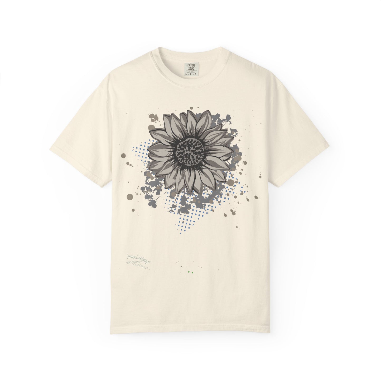 Sunflower Splash T-Shirt — Vintage Floral Graphic Tee