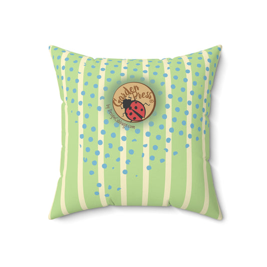 Butterfly Garden Graphic Throw Pillow - GardenPress™ Collection