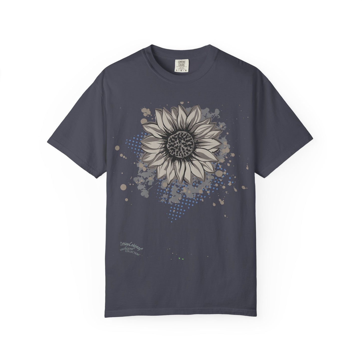 Sunflower Splash T-Shirt — Vintage Floral Graphic Tee