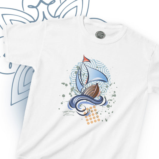 Sailboat Graphic T-Shirt - BoatBird® Collection - Kids' Tee