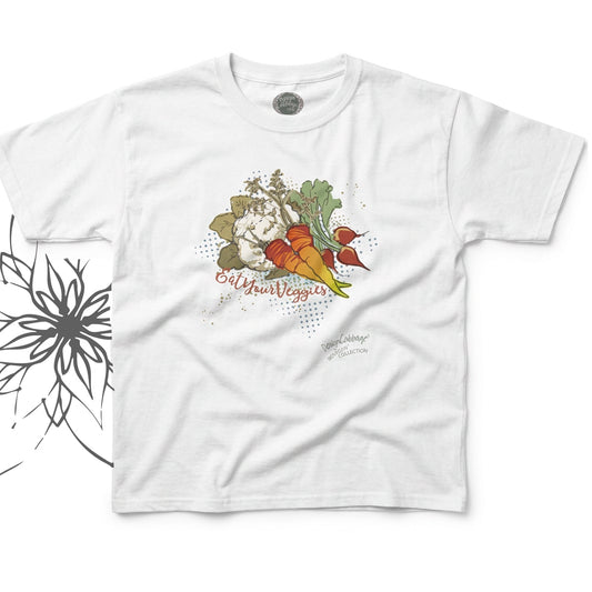 Vegetable Garden Graphic T-Shirt - I Be Vegan® Collection - Kid's Tee
