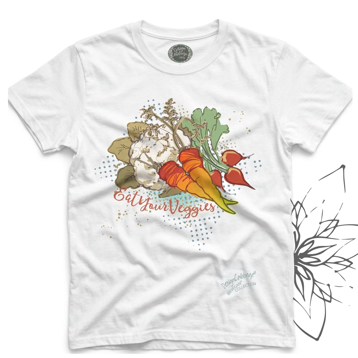 Vegetable Garden Graphic T-Shirt - I Be Vegan® Collection - Women's Tee