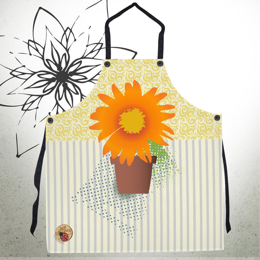 Garden Daisy Graphic Apron - GardenPress® Collection