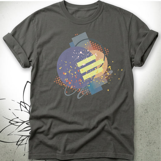 Abstract Retro Geometric Unisex Graphic T-Shirt - Brush&Pen® Collection