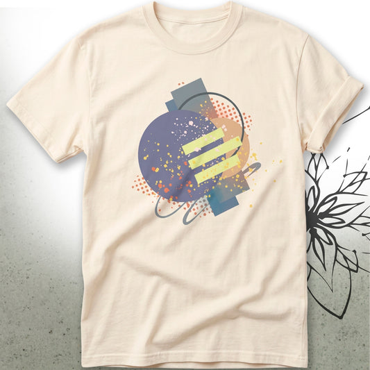 Abstract Retro Geometric Unisex Graphic T-Shirt Tee — Brush&Pen® Collection
