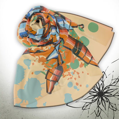 Crayon Mandala Graphic Scarf - Brush&Pen® Collection
