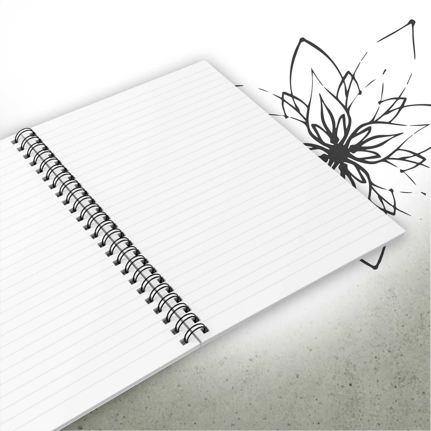 Colorful Abstract Art Graphic Notebook - Brush&Pen™ Collection