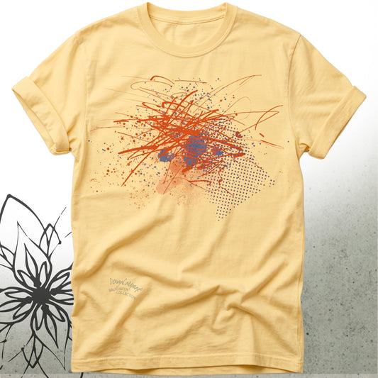 Abstract Paint SplashUnisex Graphic T-Shirt — Brush&Pen® Collection