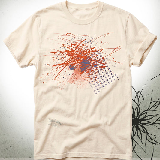 Abstract Paint SplashUnisex Graphic T-Shirt — Brush&Pen® Collection