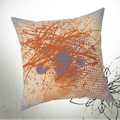 Abstract Graphic Throw Pillow - Brush&Pen™ Collection