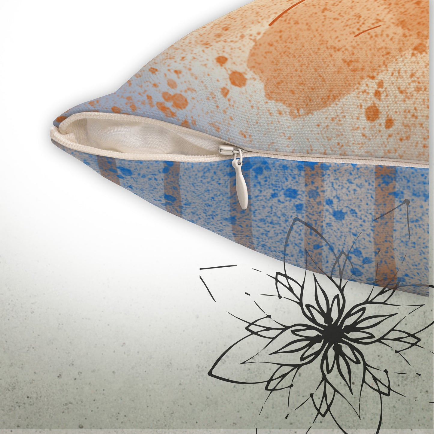 Abstract Graphic Throw Pillow - Brush&Pen™ Collection
