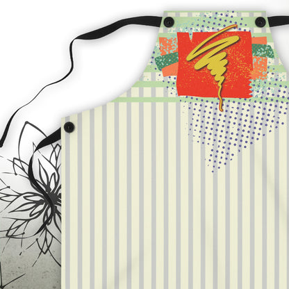 Abstract Art Whirlwind Graphic Apron - Brush&Pen® Collection