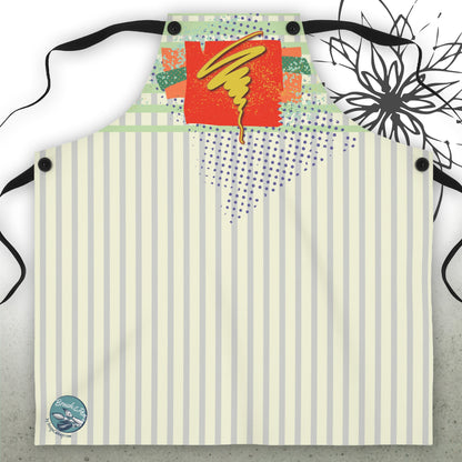 Abstract Art Whirlwind Graphic Apron - Brush&Pen® Collection