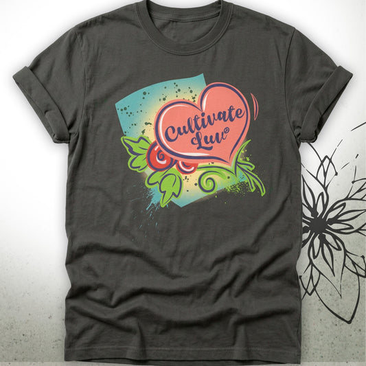 Cultivate Love Heart Unisex Graphic T-Shirt — CultivateLuv® Collection