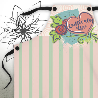Love Heart Graphic Apron - CultivateLuv® Collection