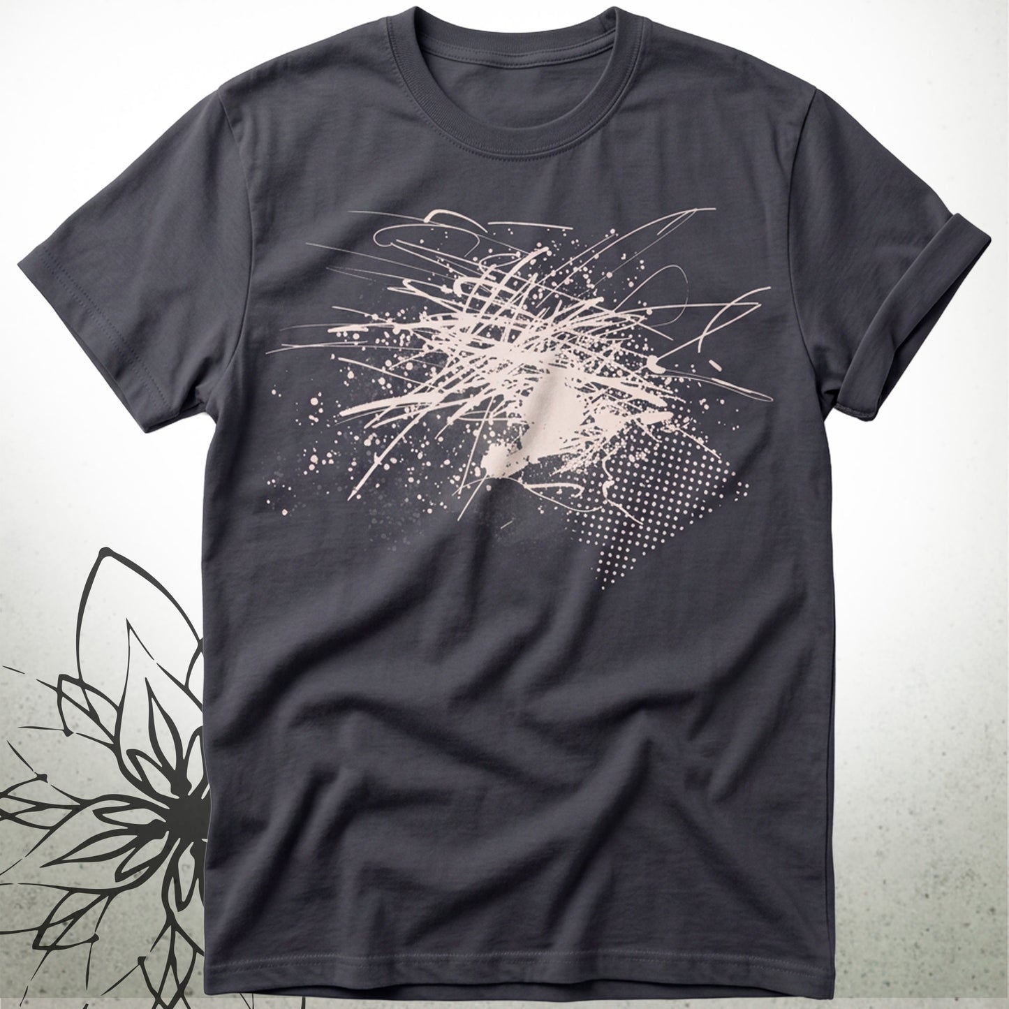 Abstract Ink Splash Unisex Graphic T-Shirt | Brush&Pen® Collection