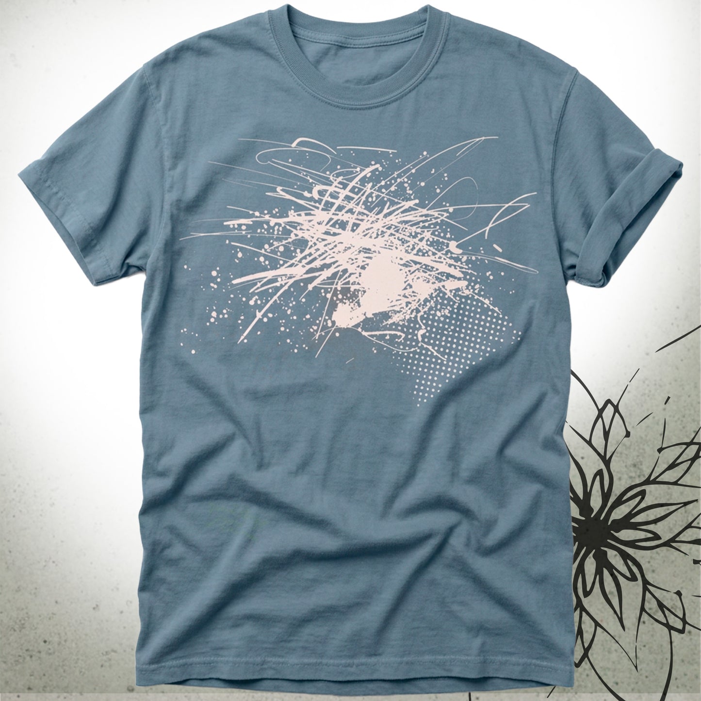 Abstract Ink Splash Unisex Graphic T-Shirt | Brush&Pen® Collection