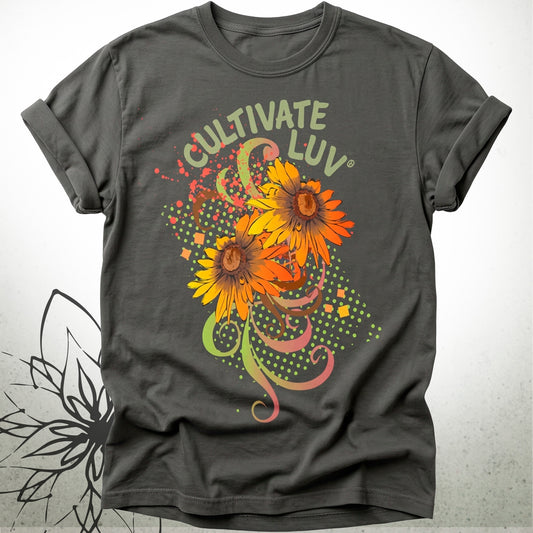 Cultivate Luv Sunflower Unisex Graphic T-Shirt — CultivateLuv® Collection