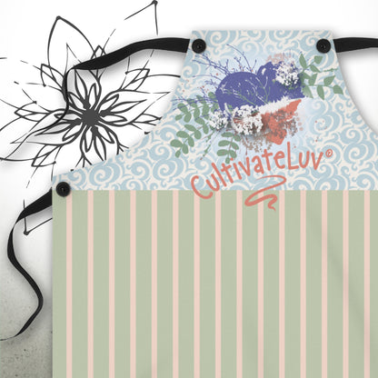 Garden Heart Graphic Apron - CultivateLuv® Collection