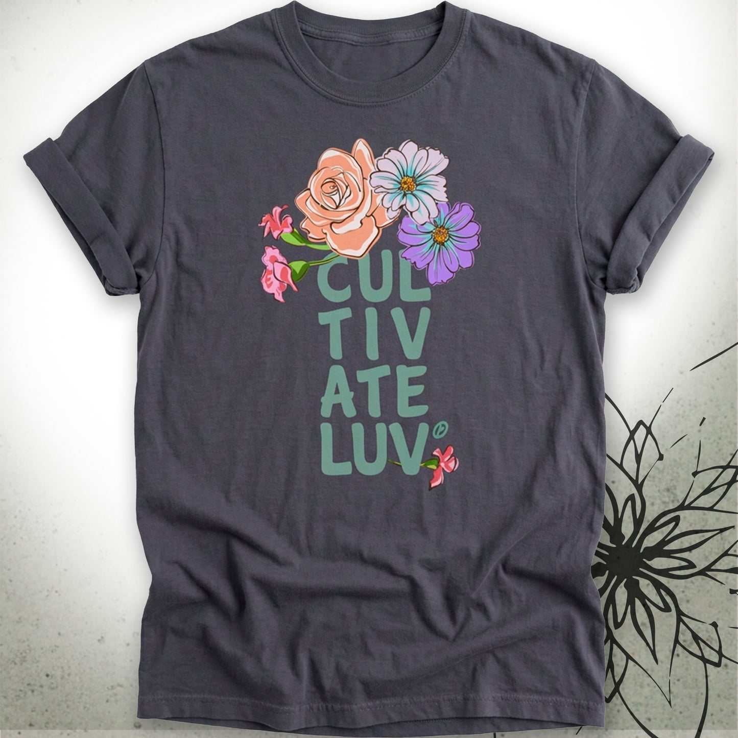 Garden-Inspired Graphic T‑Shirt — CultivateLuv® Collection