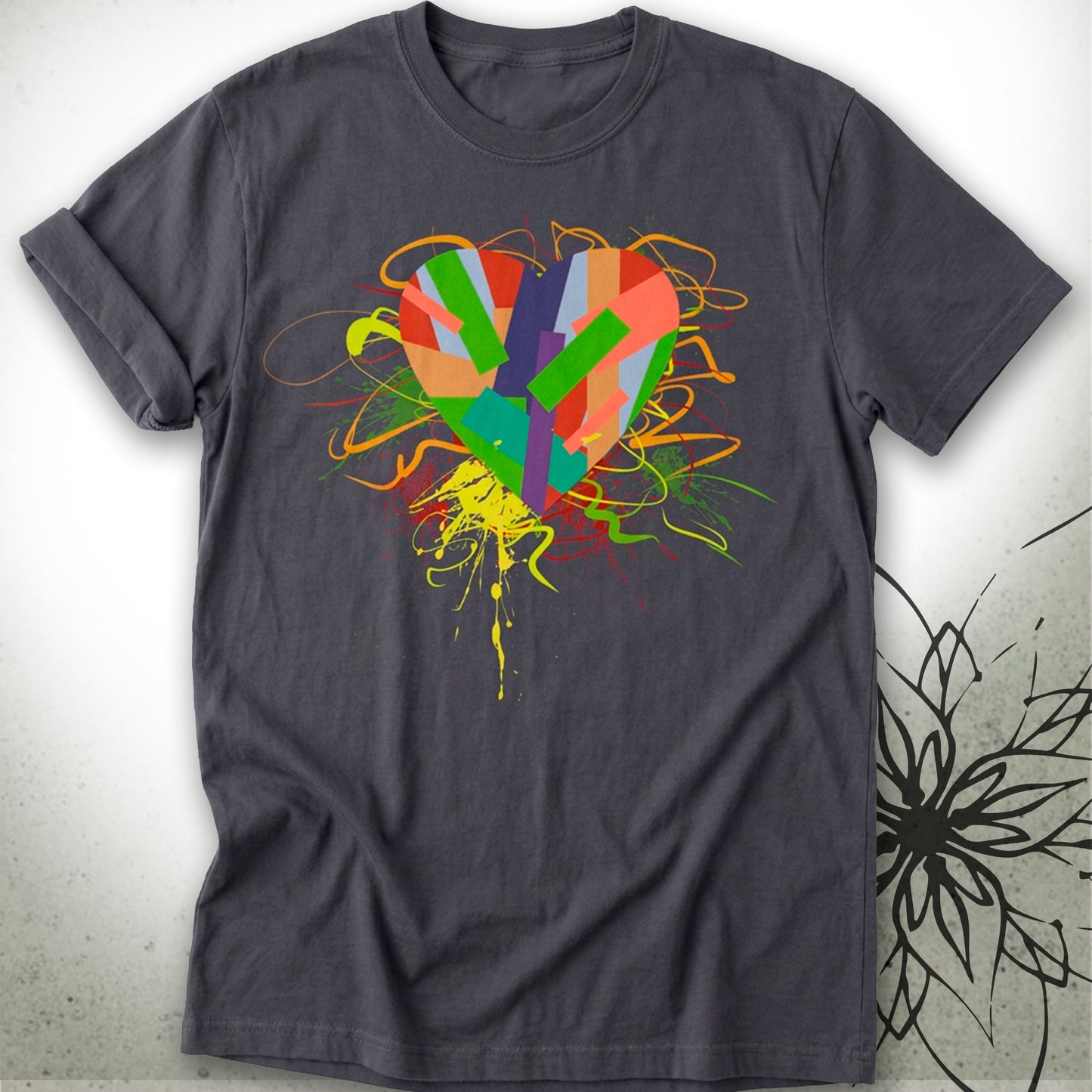 Artistic Graffiti Love Unisex Graphic T-Shirt — CultivateLuv® Collection