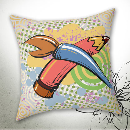 Graphic Artist Throw Pillow - Brush&Pen™ Collection