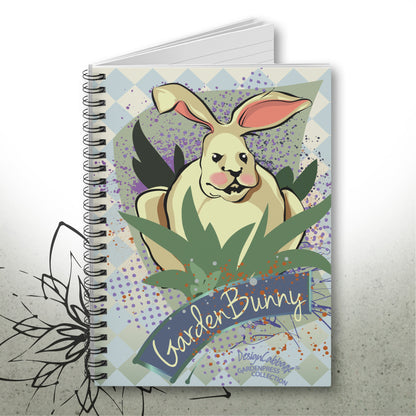 Bunny Garden Graphic Notebook - GardenPress™ Collection