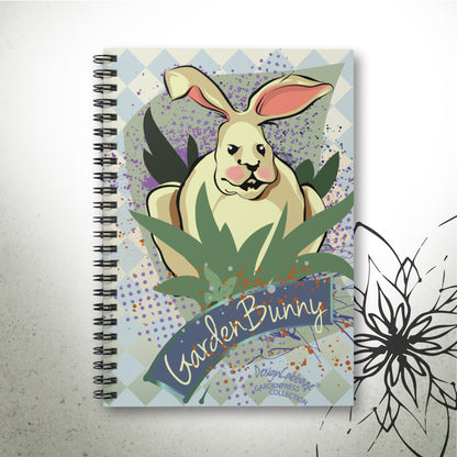 Bunny Garden Graphic Notebook - GardenPress™ Collection