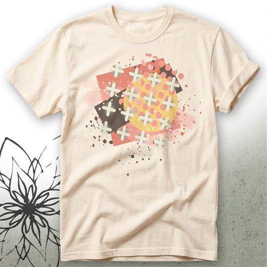 Abstract Pink Garden Unisex Graphic T-Shirt Tee — GardenPress® Collection