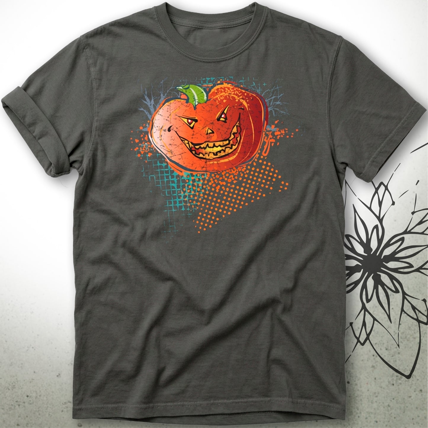 Vintage Jack-O'-Lantern Unisex Graphic T-Shirt Tee — MoonSong® Collection