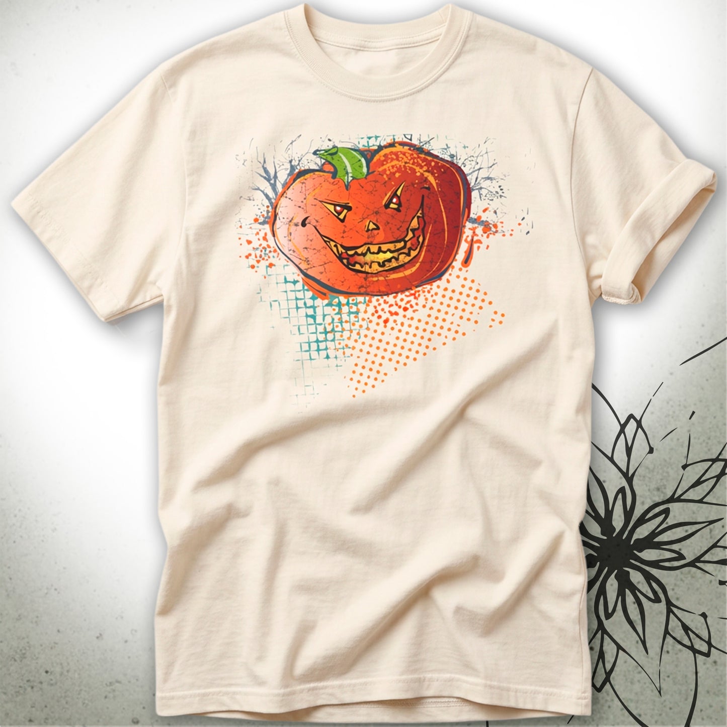 Vintage Jack-O'-Lantern Unisex Graphic T-Shirt Tee — MoonSong® Collection