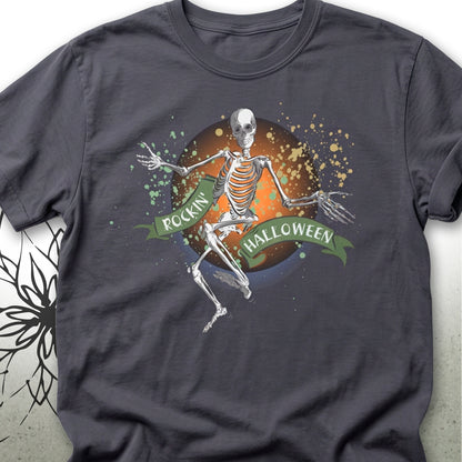 Dancing Skeleton Halloween Unisex Graphic T-Shirt Tee — MoonSong® Collection