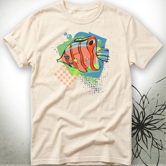 Tropical Angelfish Unisex Graphic T-Shirt Tee — ScubaCrew® Collection