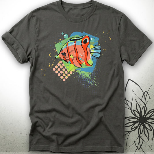 Tropical Angelfish Unisex Graphic T-Shirt Tee — ScubaCrew® Collection